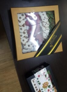 Packaging printing sweets carton boxes for Ayass hotel.